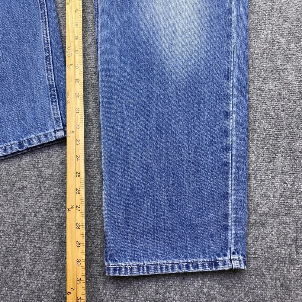 Levis SilverTab Loose Fit Blue Denim Jeans Mens Sz 34 Grunge Western Modern